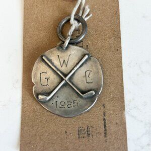 Sterling Silver Womens Golf Club Bag Charm, Sterling Silver, Golf Gift for Women